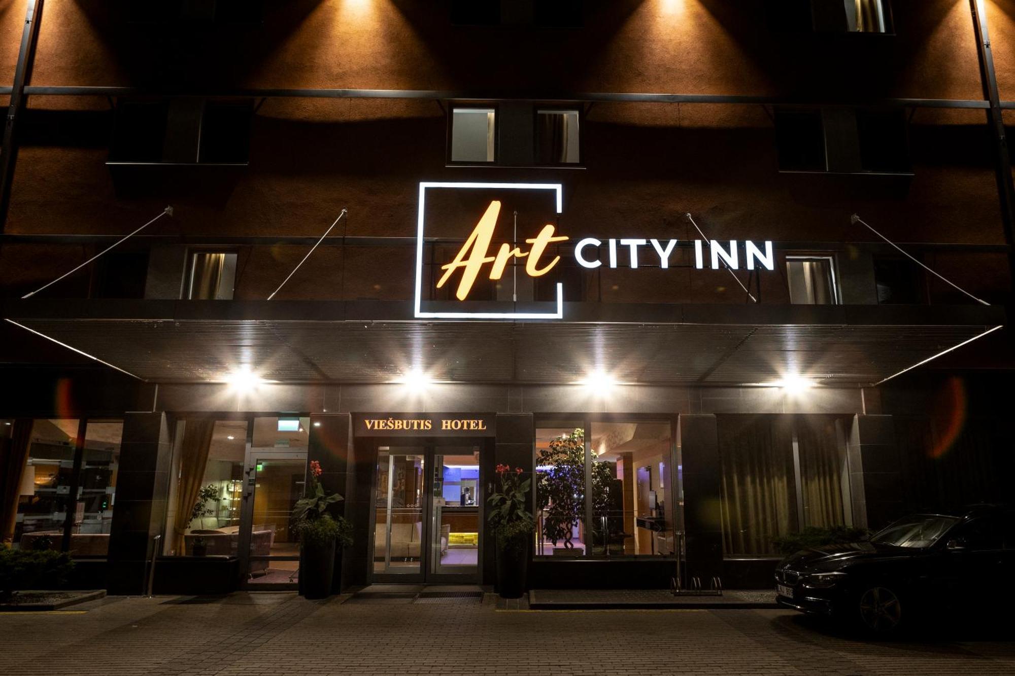 Art City Inn Вильнюс Экстерьер фото